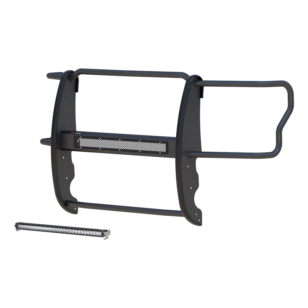 ARIES 2170014 Pro Series Black Steel Grille Guard with Light Bar, Select Ford Super Duty for Select Ford F-250