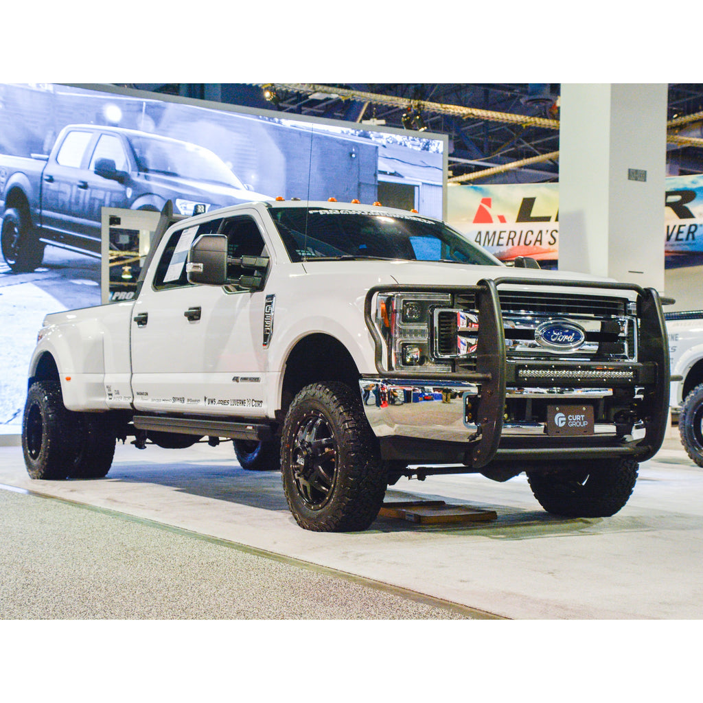 ARIES 2170014 Pro Series Black Steel Grille Guard with Light Bar, Select Ford Super Duty for Select Ford F-250