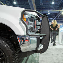 Load image into Gallery viewer, ARIES 2170014 Pro Series Black Steel Grille Guard with Light Bar, Select Ford Super Duty for Select Ford F-250