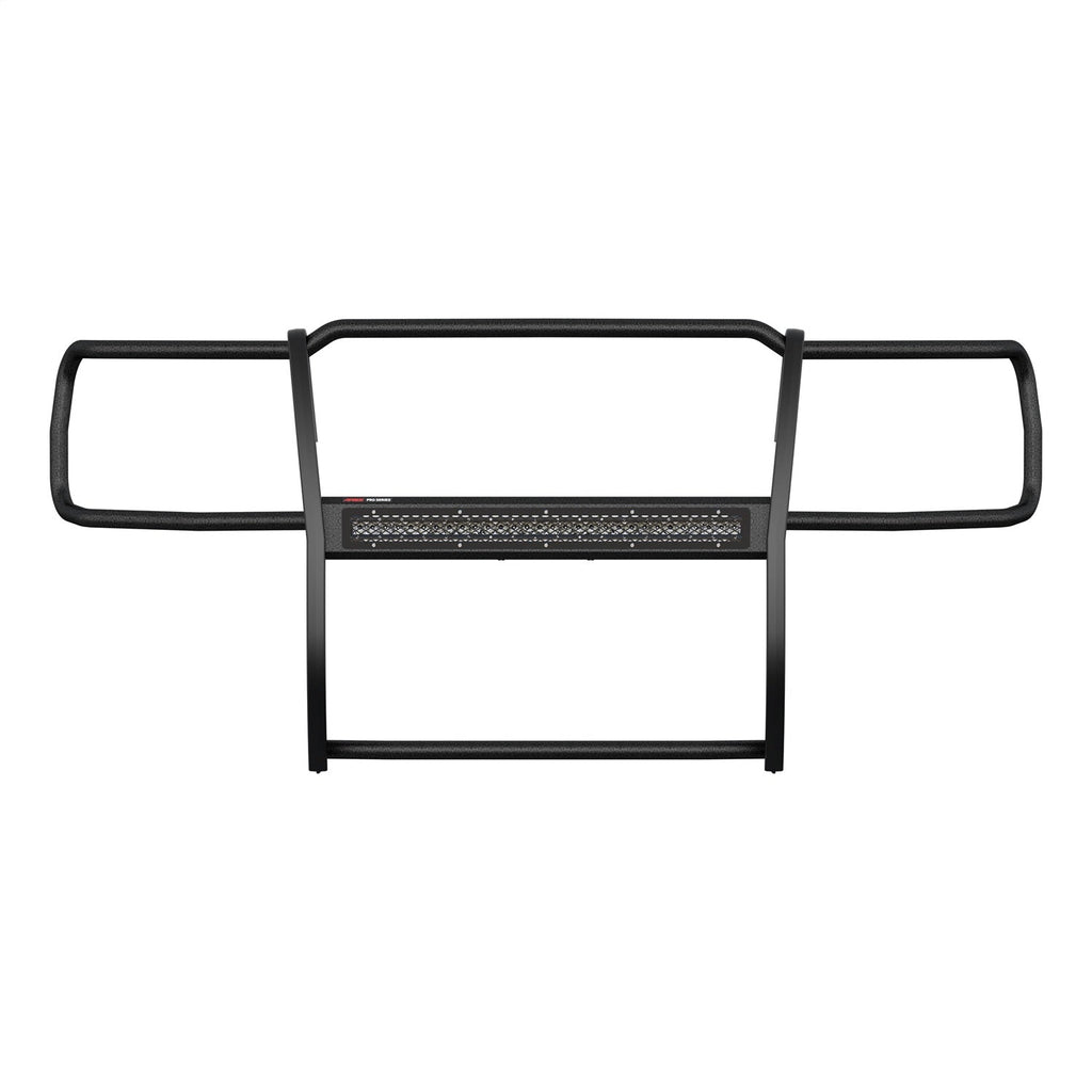 ARIES 2170020 Pro Series Black Steel Grille Guard with Light Bar; Select Silverado 2500; 3500 - Truck Part Superstore