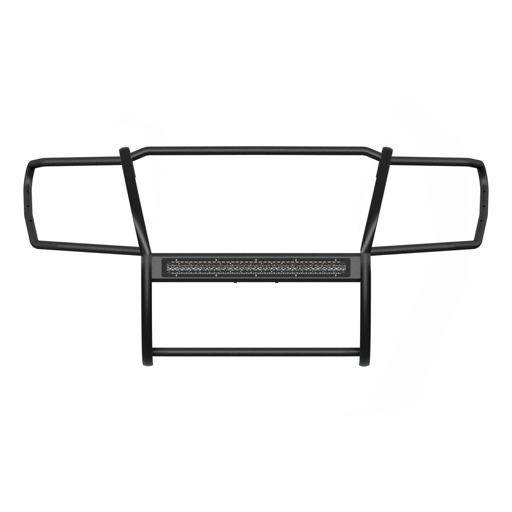 ARIES 2170029 Pro Series Black Steel Grille Guard with Light Bar; Select Nissan Titan XD - Truck Part Superstore