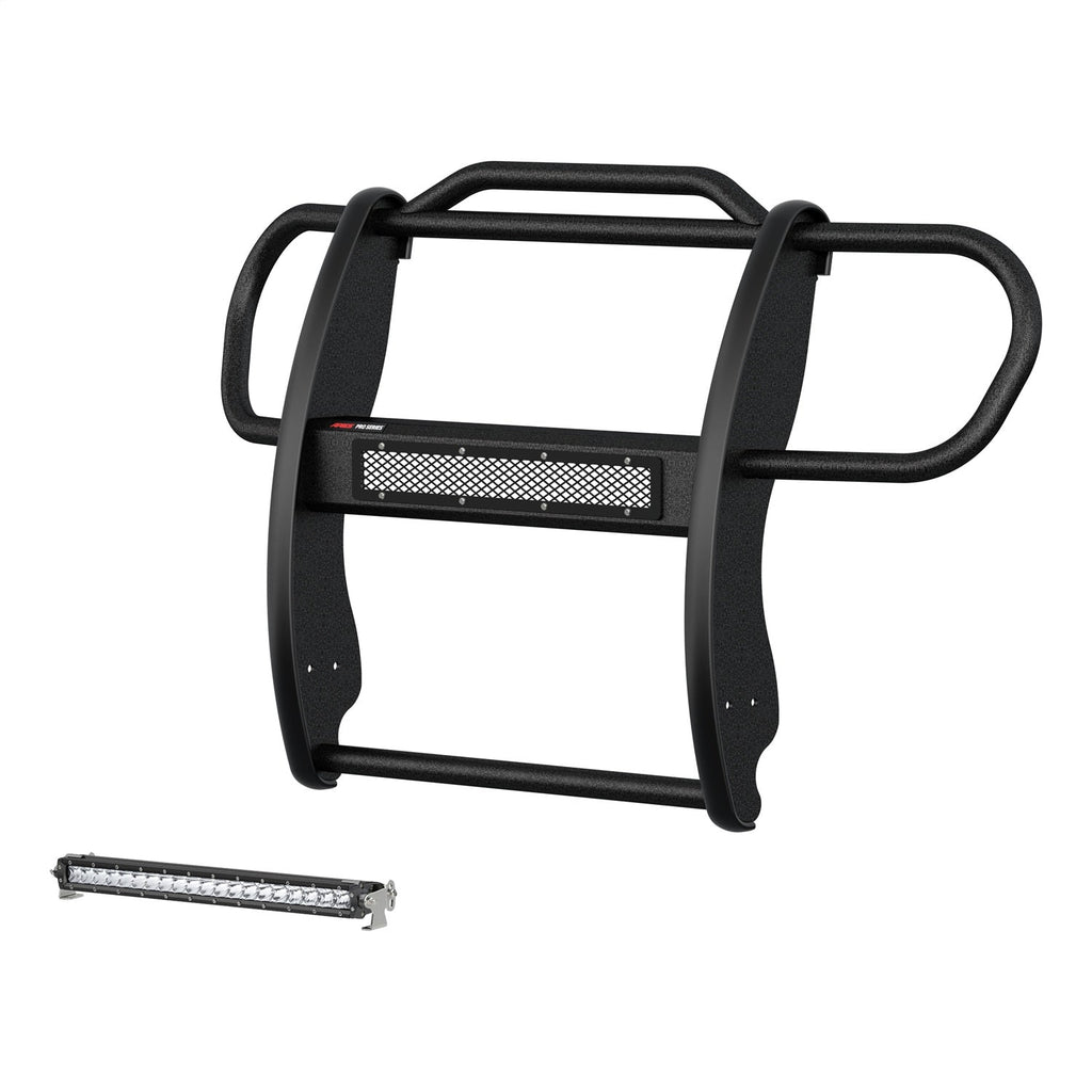 ARIES 2170031 Pro Series Black Steel Grille Guard with Light Bar; Select Jeep Renegade - Truck Part Superstore