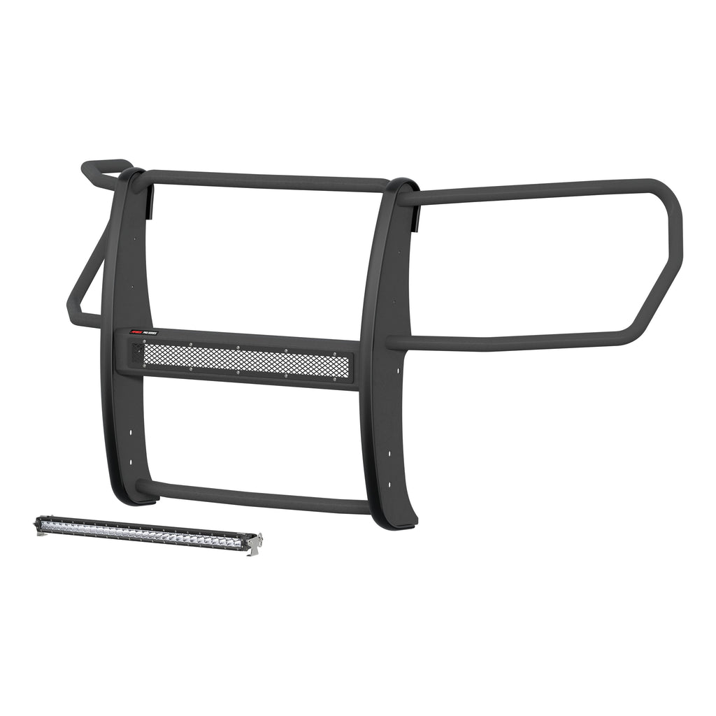 ARIES 2170035 Pro Series Black Steel Grille Guard with Light Bar, Select Chevy Silverado 1500 for Select Chevrolet Silverado 1500