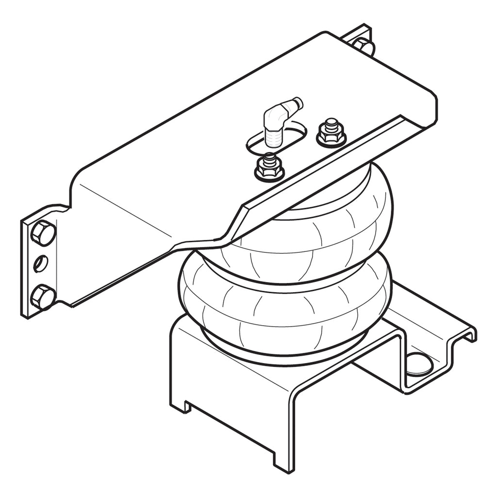 Firestone Ride-Rite W217602170 Ride-Rite Air Helper Springs - F53 16K-22K Rear (08-12) for Select Ford F-53 Motorhome Chassis, Ford F-59 Commercial Stripped Chassis
