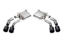 Load image into Gallery viewer, Corsa Performance 21789CFBLK 2.75in. Axle-Back Exhaust with Dual Mode NPP; Dual Rear Exit with Twin 4.5in. Ca for Select Chevrolet Camaro