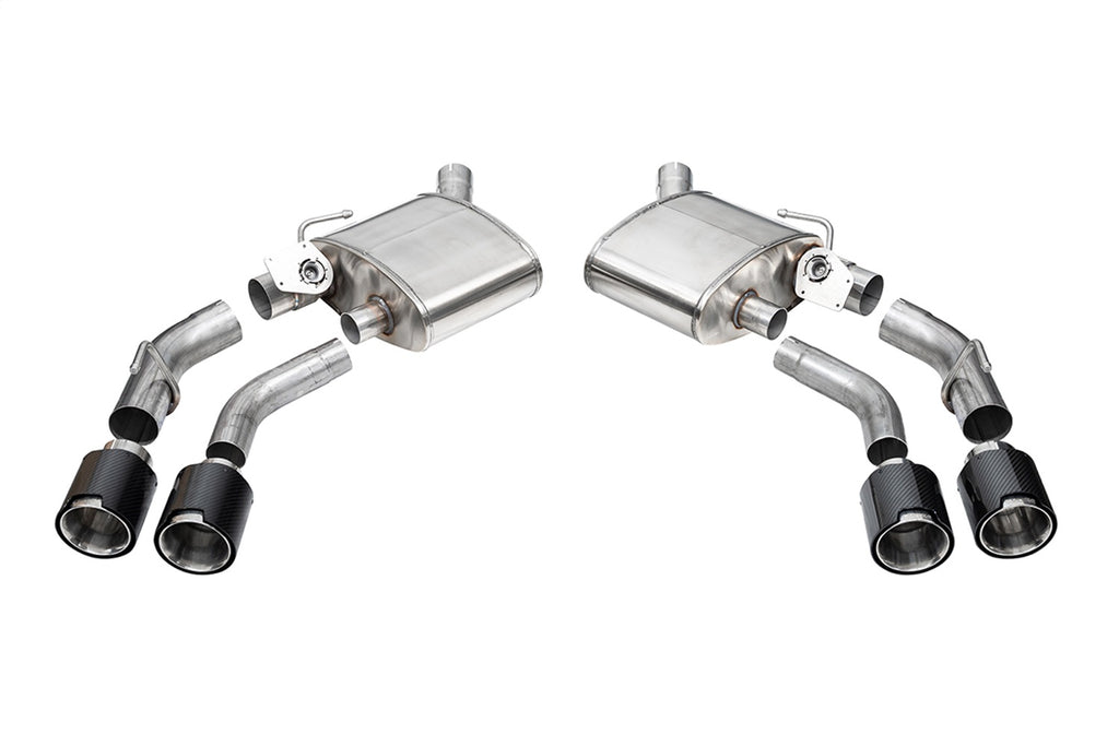 Corsa Performance 21789CF 2.75in. Axle-Back Exhaust with Dual Mode NPP; Dual Rear Exit with Twin 4.5in. Ca for Select Chevrolet Camaro