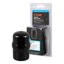 Load image into Gallery viewer, CURT 21801 Trailer Ball Cover (Fits 1-7/8" or 2" Balls, Black Rubber, Packaged)