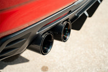 Load image into Gallery viewer, Corsa Performance 21835CFBLK Quad 4.5in. Carbon Fiber Black PVD Tip Kit for Select Chevrolet Camaro