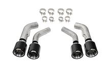 Load image into Gallery viewer, Corsa Performance 21835CF Quad 4.5in. Carbon Fiber Polished Tip Kit for Select Chevrolet Camaro