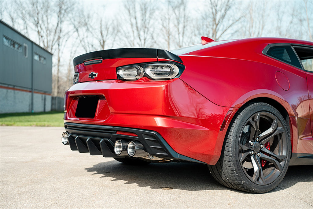 Corsa Performance 21835CF Quad 4.5in. Carbon Fiber Polished Tip Kit for Select Chevrolet Camaro