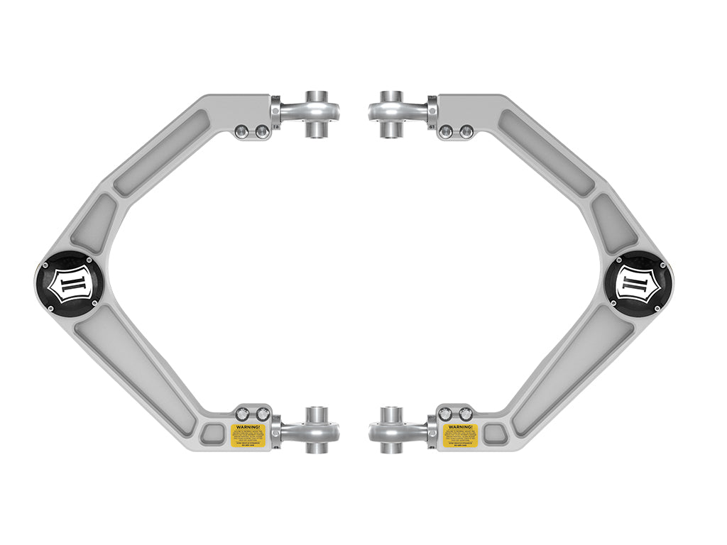ICON Vehicle Dynamics 218561DJ 21-24 RAM 1500 TRX/25 RAM 1500 RHO BILLET UCA DJ PRO KIT for Select Ram