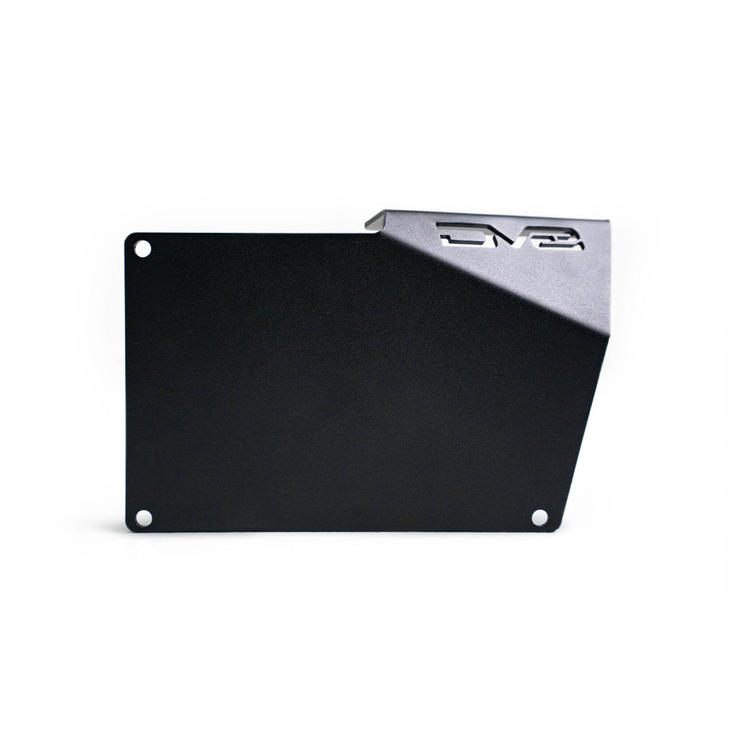 21C-Bronco-Factory-Front-Bumper-Steel-License-Relocation-Bracket-Driver-Side-Mount-No-Drill-Install