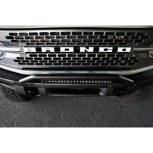 Load image into Gallery viewer, 21C-Bronco-Factory-Steel-Bumper-Bull-Bar-Light-Mount-Black(Will-Not-Work-W-Plastic-Factory-Bumper)