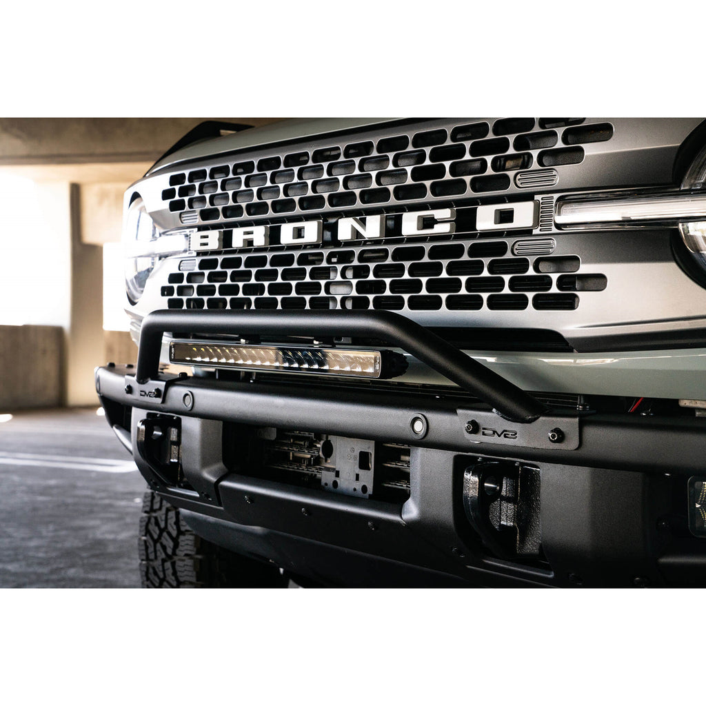 21C-Bronco-Factory-Steel-Bumper-Bull-Bar-Light-Mount-Black(Will-Not-Work-W-Plastic-Factory-Bumper)