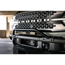 Load image into Gallery viewer, 21C-Bronco-Factory-Steel-Bumper-Bull-Bar-Light-Mount-Black(Will-Not-Work-W-Plastic-Factory-Bumper)