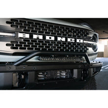 Load image into Gallery viewer, 21C-Bronco-Factory-Steel-Bumper-Bull-Bar-Light-Mount-Black(Will-Not-Work-W-Plastic-Factory-Bumper)