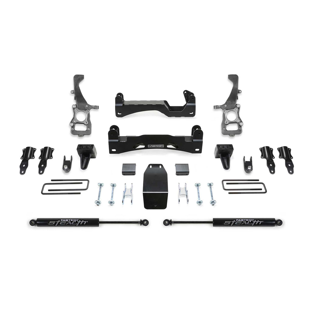 21C-Ford-F150-4Wd-6In-Lift-Kit-WFront-Stock-Coilover-Spacers--Rear-Stealth-Shocks
