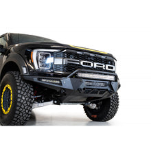 Load image into Gallery viewer, 21C-Ford-Raptor-Honeybadger-Front-Bumpertop-Hoop-Hammer-Black-Powdercoat-Finsh