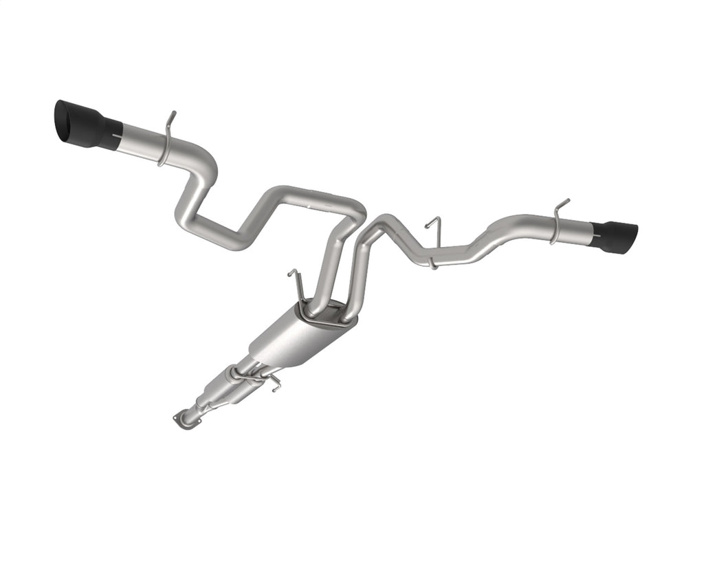 Kooks Custom Headers 13704240 Dual Side Exit Cat-Back w/Black Tips. 2021+F150 2.7L/3.5L/5.0L for Select Ford F-150
