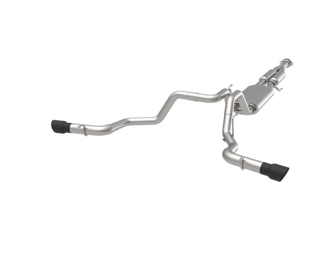 Kooks Custom Headers 13704240 Dual Side Exit Cat-Back w/Black Tips. 2021+F150 2.7L/3.5L/5.0L for Select Ford F-150