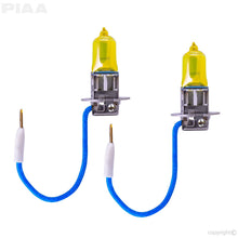 Load image into Gallery viewer, PIAA 22-13403 H3 Solar Yellow Replacement Bulb for Select AM General Hummer, Chevrolet Avalanche 1500, Chevrolet Avalanche 2500, Chevrolet Blazer, Chevrolet C1500, Chevrolet C1500 Suburban, Chevrolet C2500, Chevrolet C2500 Suburban, Chevrolet C3500,