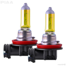 Load image into Gallery viewer, PIAA 22-13411 H11 Solar Yellow Replacement Bulb for Select Acura ILX, Acura MDX, Acura RDX, Acura RL, Acura TL, Acura TSX, Acura ZDX, Alfa Romeo Giulia, Audi A3, Audi A3 Quattro, Audi A4, Audi A4 Quattro, Audi A4 allroad, Audi A5, Audi A5 Quattro, Audi