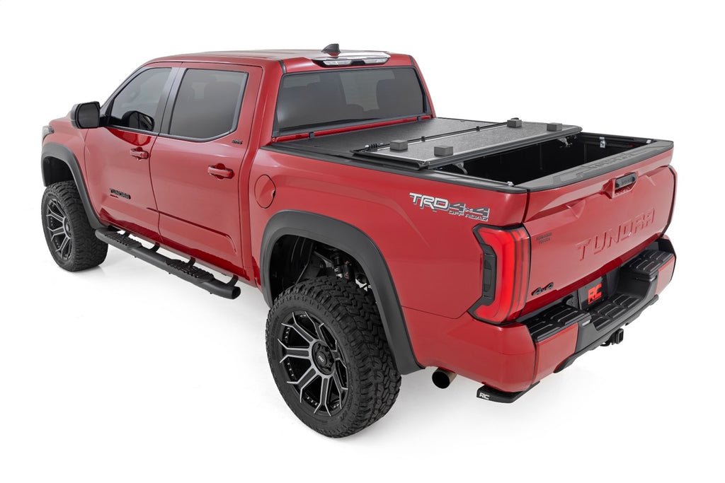 Rough Country 47514551B Hard Low Profile Bed Cover for Select Toyota Tundra