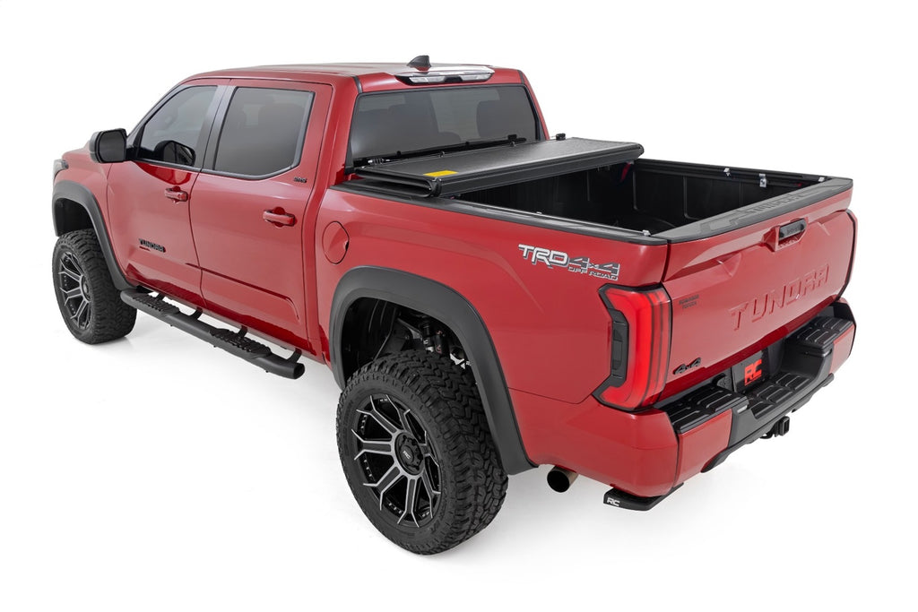 Rough Country 47514551B Hard Low Profile Bed Cover for Select Toyota Tundra