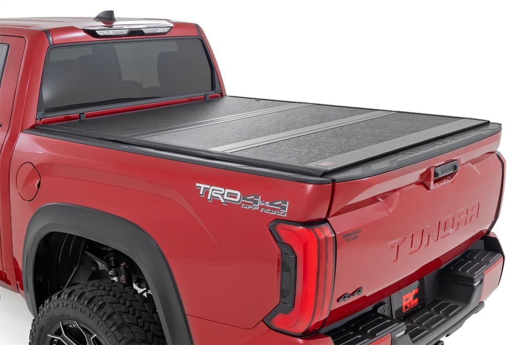 Rough Country 47514551B Hard Low Profile Bed Cover for Select Toyota Tundra