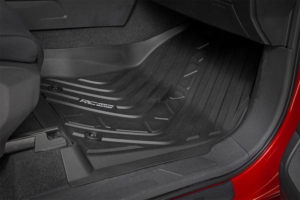 Rough Country FF-71780 Flex-Fit Floor Mats for Select Toyota Tundra