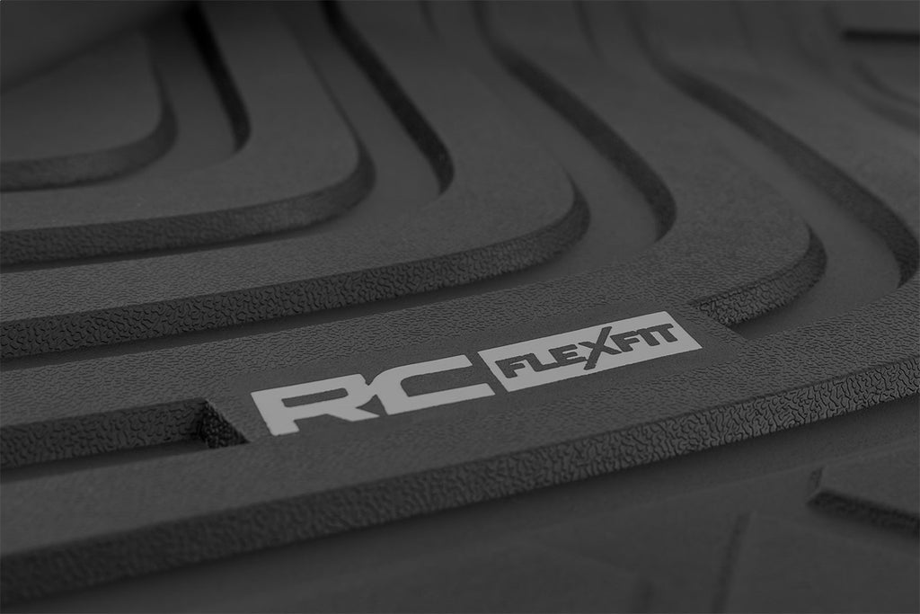 Rough Country FF-71780 Flex-Fit Floor Mats for Select Toyota Tundra