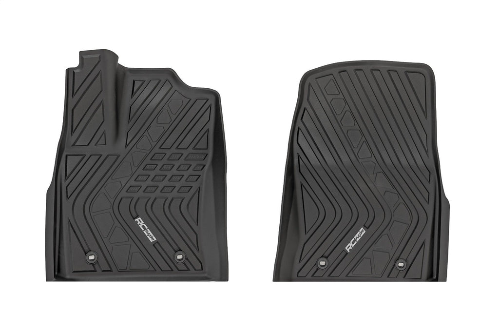 Rough Country FF-7170 Flex-Fit Floor Mats for Select Toyota Tundra