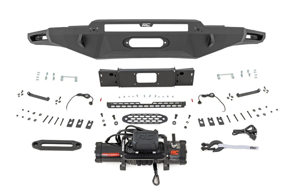 Rough Country 72006 Front Winch Bumper for Select Toyota Tundra
