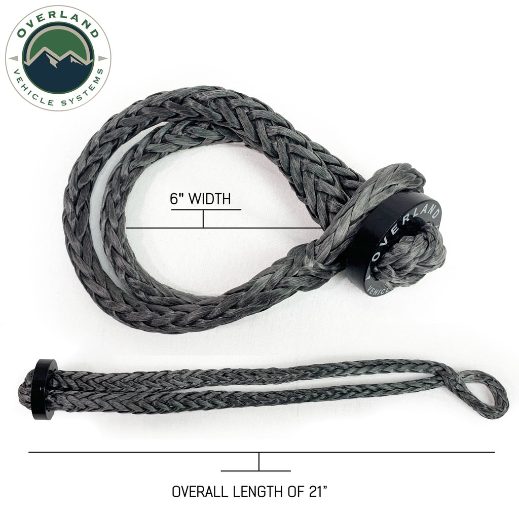 22-Inch-Soft-Shackle-58-Inch-Diameter-Soft-Shackle-Recovery-44,500-Lbs-With-2.5-Inch-Steel-Collar-And-Storage-Bag-Overland-Vehicle-Systems