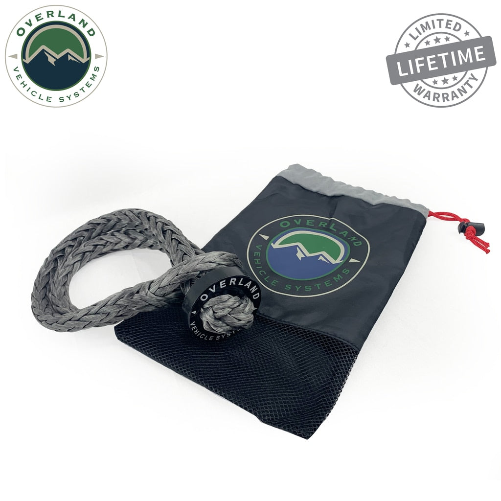 22-Inch-Soft-Shackle-716-Inch-Diameter-Soft-Shackle-Recovery-41,000-Lb.-With-2.5-Inch-Steel-Collar-And-Storage-Bag-Universal-Overland-Vehicle-Systems