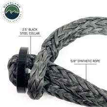 Load image into Gallery viewer, 22-Inch-Soft-Shackle-716-Inch-Diameter-Soft-Shackle-Recovery-41,000-Lb.-With-2.5-Inch-Steel-Collar-And-Storage-Bag-Universal-Overland-Vehicle-Systems