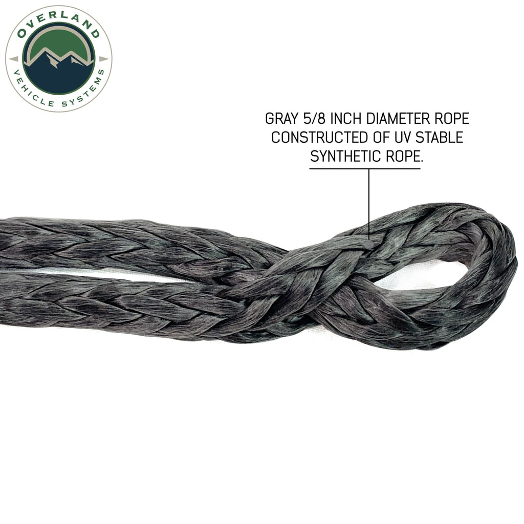 22-Inch-Soft-Shackle-716-Inch-Diameter-Soft-Shackle-Recovery-41,000-Lb.-With-2.5-Inch-Steel-Collar-And-Storage-Bag-Universal-Overland-Vehicle-Systems