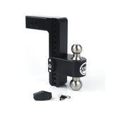Weigh Safe LTB10-2.5-CER-BLA Cerakoted 180 Hitch w/ SS Tow Balls 10