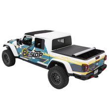 Load image into Gallery viewer, ~(22-Lbs.-83X9x4)~-Black-Twill-Ez-Roll-Soft-Tonneau-Cover-Jeep-2020-Gladiator;-For-5-Ft.-Bed