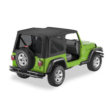 Load image into Gallery viewer, ~(22-Lbs.-31X14x12)~-Replace-A-Top-Fabric-Only-Soft-Top-Black-Diamond-Jeep-03-06-Wrangler;-Except-Unlimited;-No-Door-Skins-Included;-Tinted-Side-And-Rear-Windows