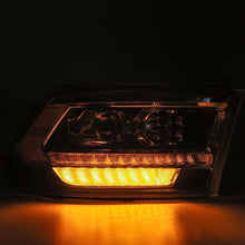 Load image into Gallery viewer, ~(22-Lbs.-26X24x14)~-Led-Projector-Headlights-Plank-Style-Design-Black-Smoked-Lens-W-Sequential-Signal-TopBottom-Drl-Dodge-Ram-2009-2018