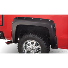 Load image into Gallery viewer, ~(22.2-Lbs.-49X31x10)~-Fender-Flares-Pocket-Style-4Pc-2014-2018-Chevrolet-Silverado-78.897.8In-Bed-Black