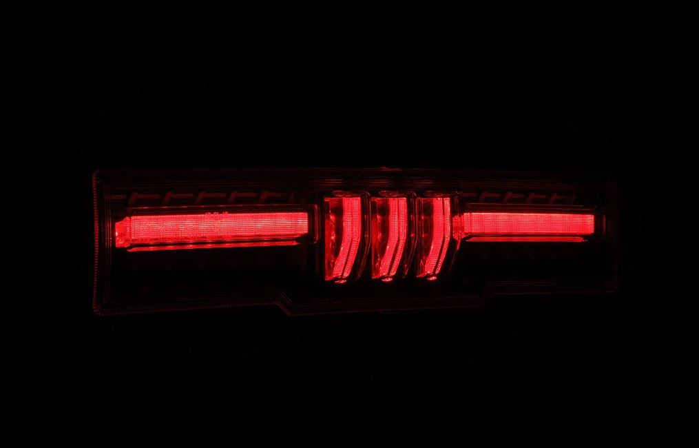 AlphaRex 220040 LED Brake Light Black Clear for Select Subaru BRZ, Toyota GR86