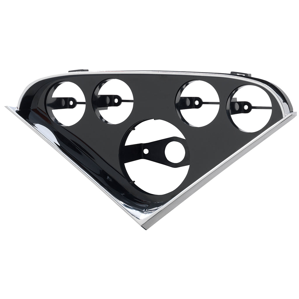 AutoMeter 2208 GAUGE MOUNT, DIRECT FIT DASH PANEL, (3 3/8", 2 1/16" X4), CHEVY TRUCK 55-59 for Select Chevrolet 3B, Chevrolet 3C, Chevrolet 3D, Chevrolet 3E, Chevrolet 3F, Chevrolet 3G, Chevrolet Truck