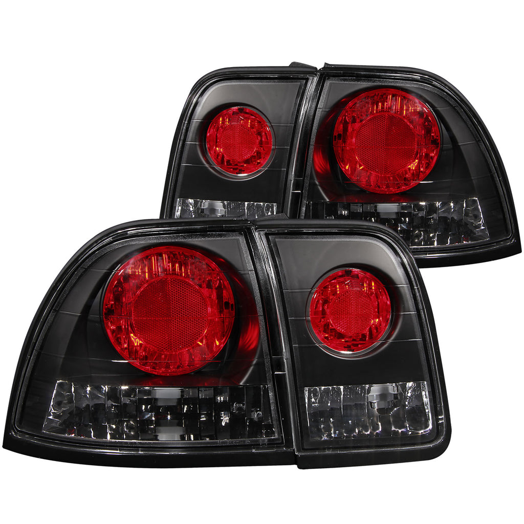 ANZO USA 221039 Tail Light Assembly for Select Honda Accord