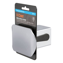 Load image into Gallery viewer, CURT 22111 2" Chrome Steel Hitch Tube Cover (Packaged)