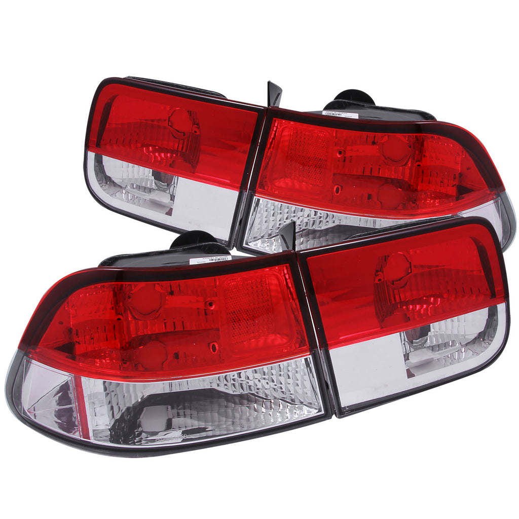 ANZO USA 221222 Tail Light Assembly for Select Honda Civic