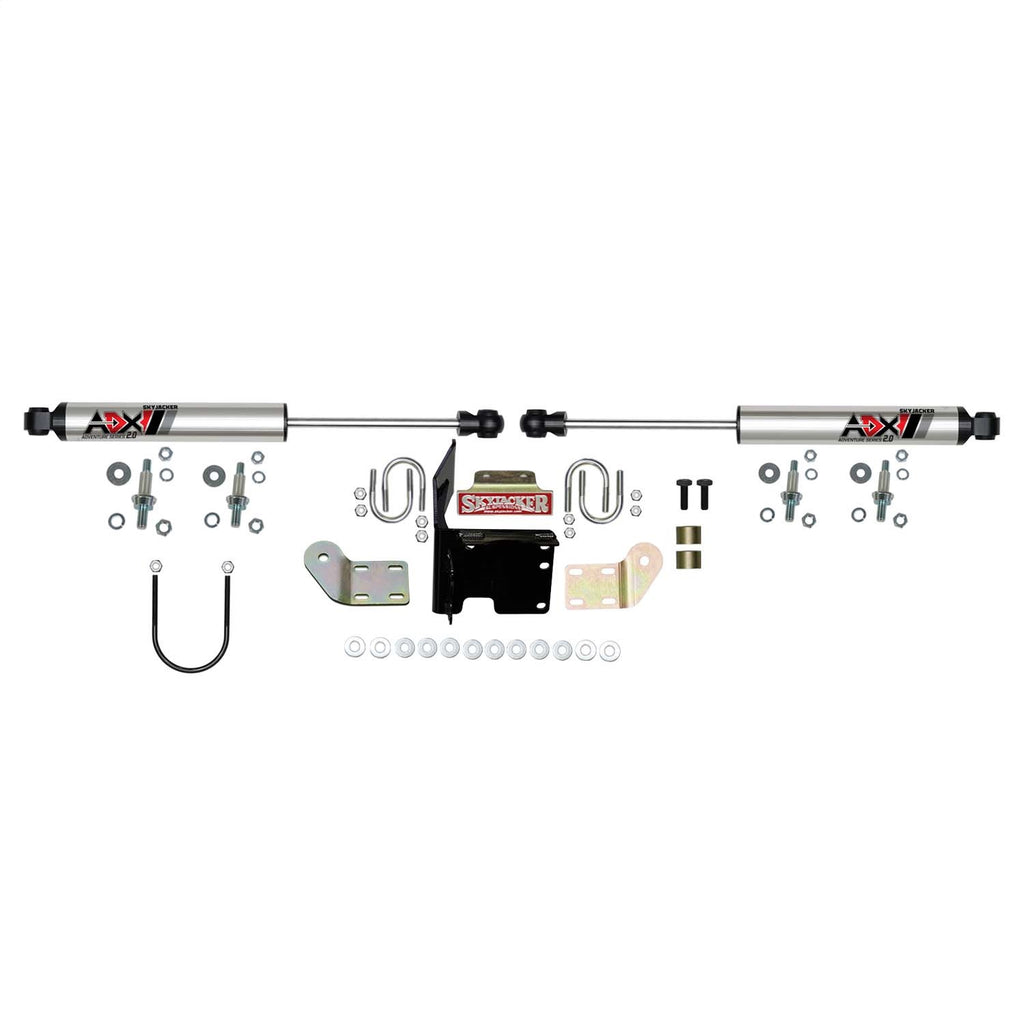 Skyjacker 2214 ADX 2.0 CNC Machined Polished Aluminum Dual Stabilizer Kit. for Select Ram 1500, Ram Classic, Ram 2500, Ram 3500, Ram