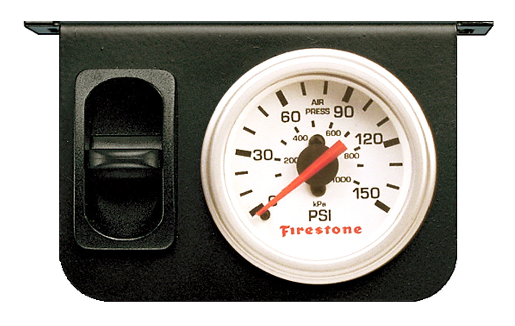 Firestone Ride-Rite WR17602229 Metal Single Electric White Gauge