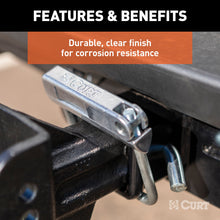 Load image into Gallery viewer, CURT 22320 No-Tool Anti-Rattle Hitch Clamp for 2-1/2" Receiver